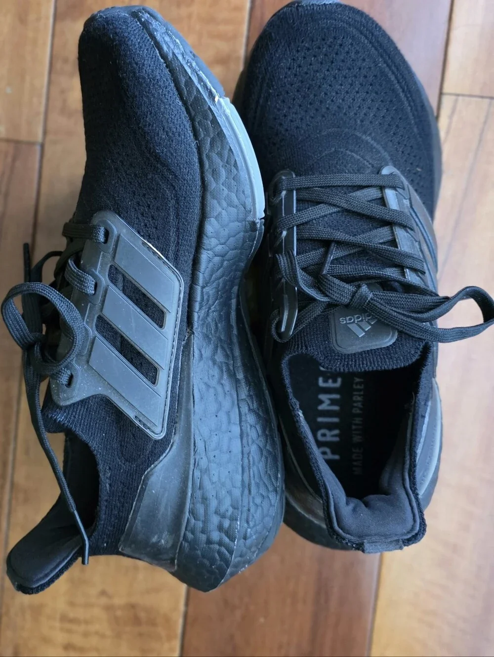 adidas Ultraboost 21 Triple Black Sneaker Adult Women's Size 5 (Fits 4Y) FY5390